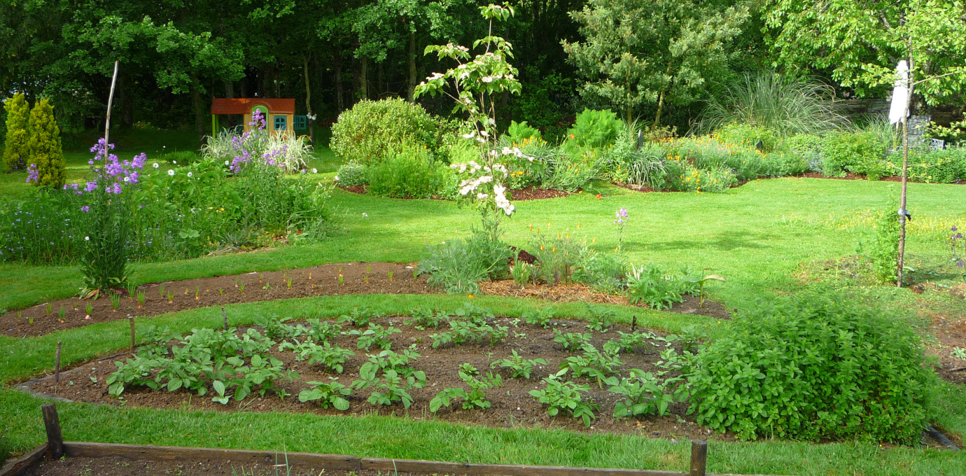 Potager du jardin de Jyn © Nadine Morange